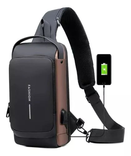 Bolso Antirrobo Deportivo Con Carga USB