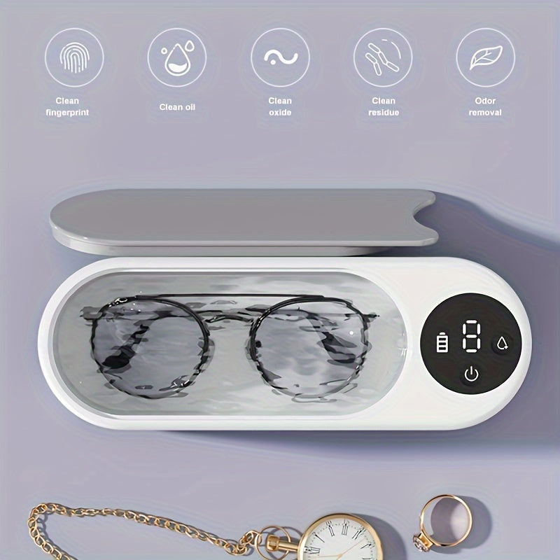 Máquina de Limpieza Ultrasónica para Joyas, Gafas y Relojes