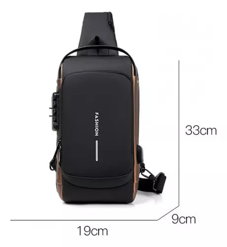 Bolso Antirrobo Deportivo Con Carga USB